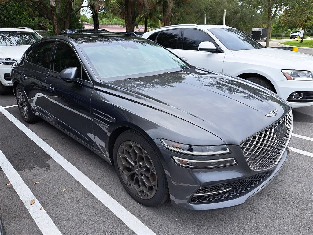 used 2021 Genesis G80 car, priced at $23,995