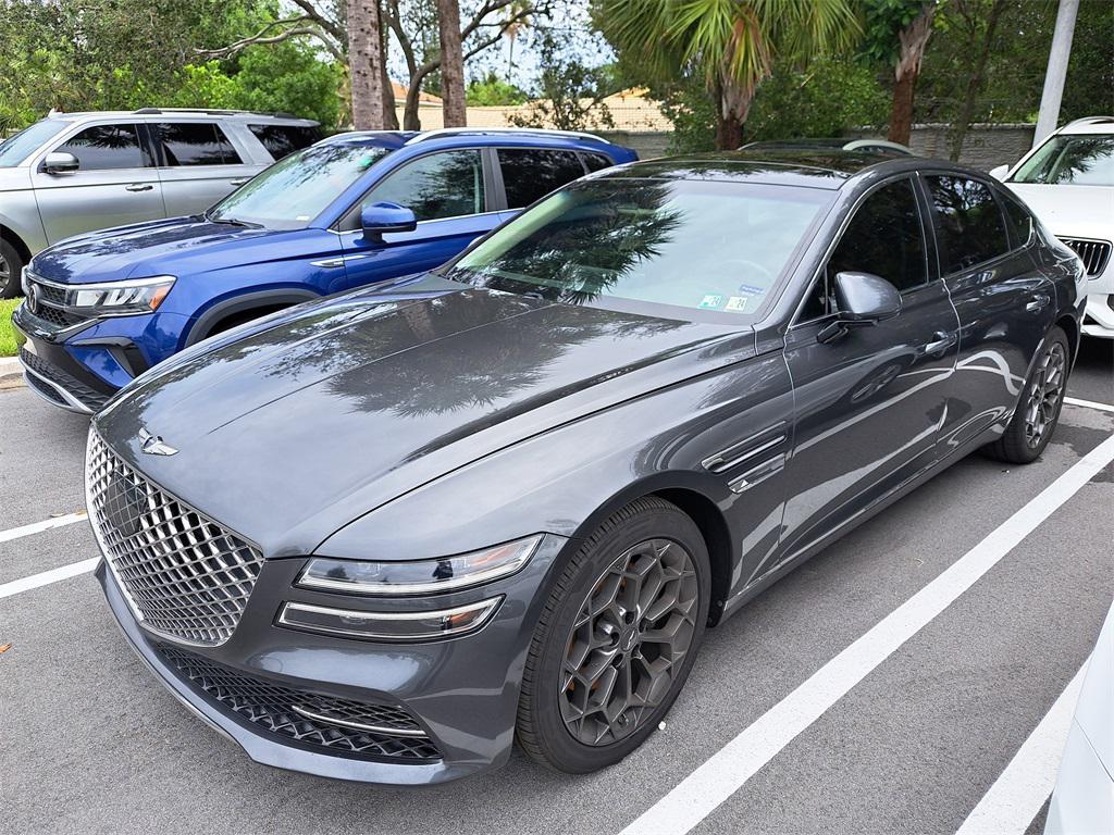 used 2021 Genesis G80 car, priced at $23,995