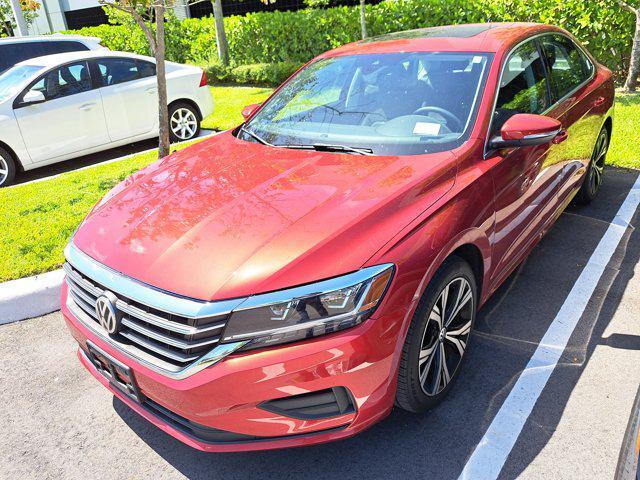 used 2022 Volkswagen Passat car, priced at $18,595