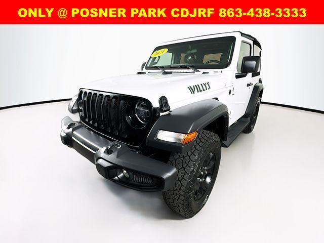 used 2021 Jeep Wrangler car, priced at $26,999