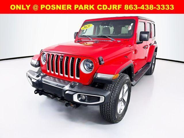 used 2021 Jeep Wrangler Unlimited car, priced at $33,399