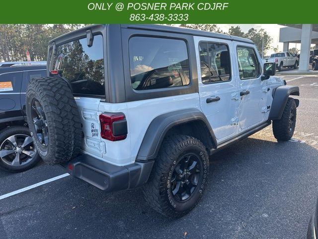 used 2021 Jeep Wrangler Unlimited car, priced at $31,800