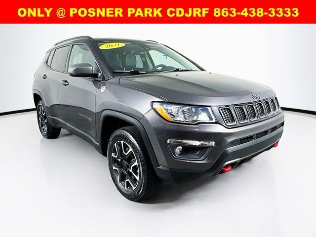 used 2021 Jeep Compass car, priced at $21,000