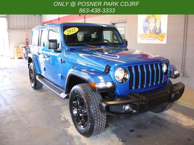 used 2022 Jeep Wrangler Unlimited car, priced at $46,383