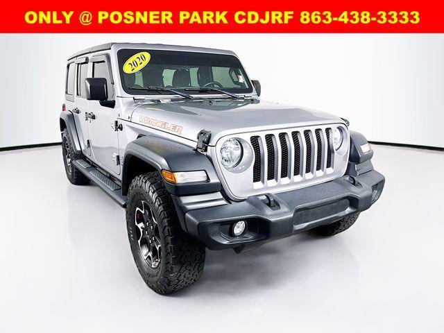 used 2020 Jeep Wrangler Unlimited car, priced at $19,499