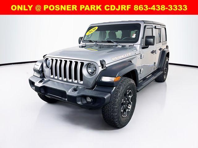 used 2020 Jeep Wrangler Unlimited car, priced at $19,499