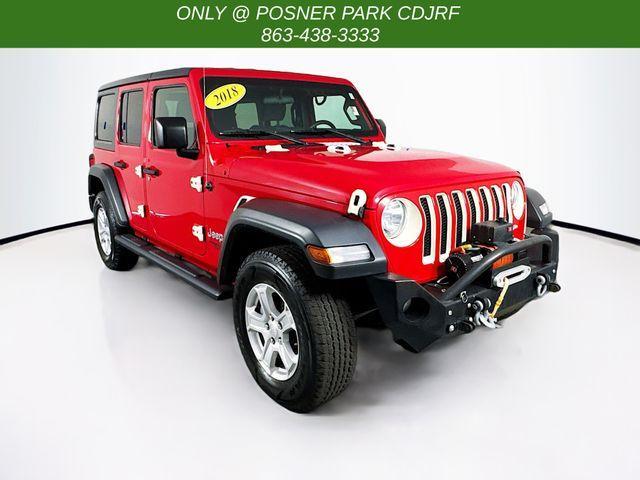 used 2018 Jeep Wrangler Unlimited car, priced at $26,842