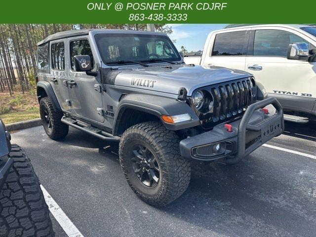 used 2021 Jeep Wrangler Unlimited car, priced at $32,921