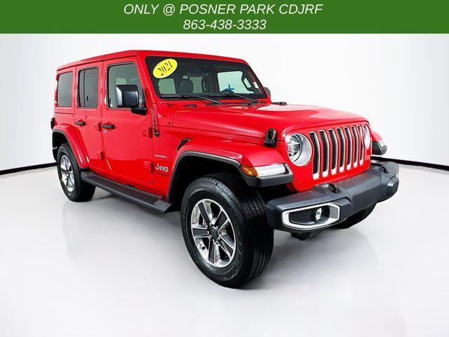 used 2021 Jeep Wrangler Unlimited car, priced at $39,499