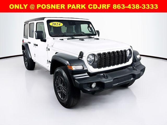 used 2024 Jeep Wrangler car, priced at $34,999