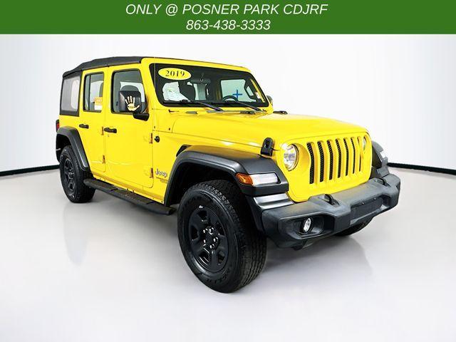 used 2019 Jeep Wrangler Unlimited car, priced at $25,000