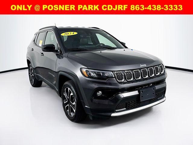used 2024 Jeep Compass car, priced at $22,999