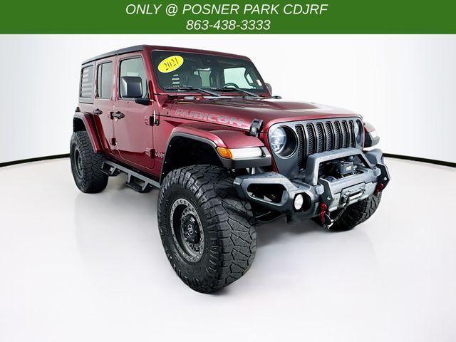 used 2021 Jeep Wrangler Unlimited car, priced at $33,500