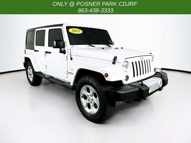 used 2015 Jeep Wrangler Unlimited car, priced at $22,695