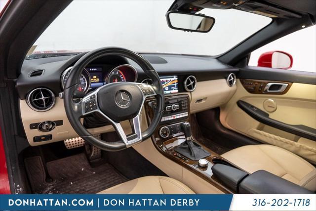 used 2015 Mercedes-Benz SLK-Class car, priced at $17,995
