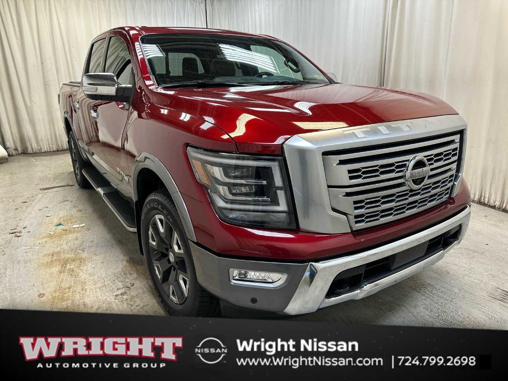 used 2022 Nissan Titan car, priced at $41,500