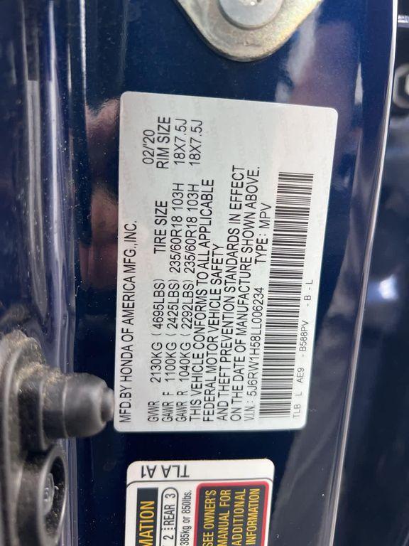 used 2020 Honda CR-V car, priced at $18,400