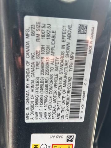 used 2024 Honda CR-V car, priced at $34,602