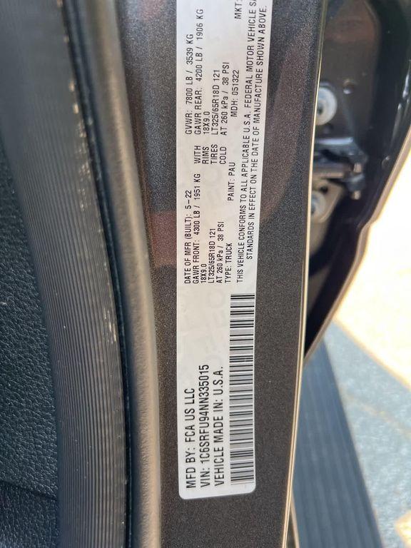 used 2022 Ram 1500 car, priced at $77,977
