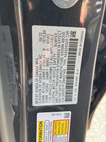 used 2022 Honda Civic car, priced at $24,990
