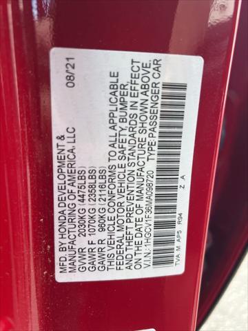 used 2021 Honda Accord car, priced at $24,645