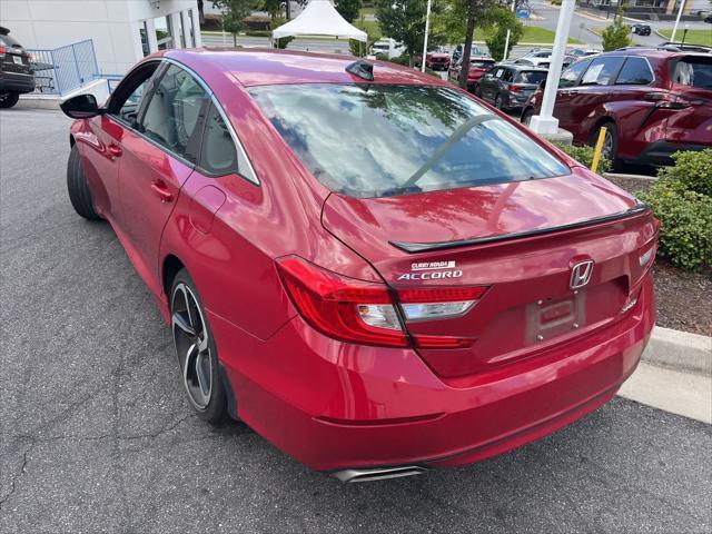 used 2021 Honda Accord car, priced at $24,645
