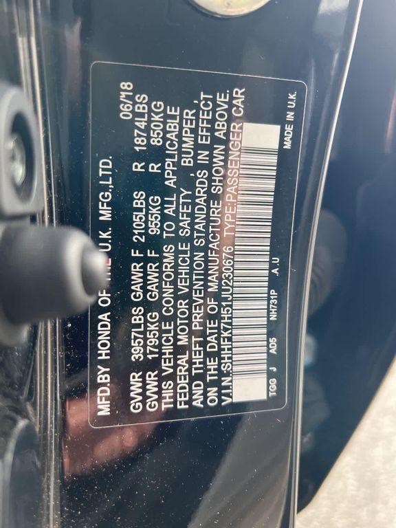 used 2018 Honda Civic car, priced at $17,605