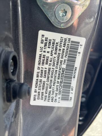 used 2018 Honda Civic car, priced at $18,454