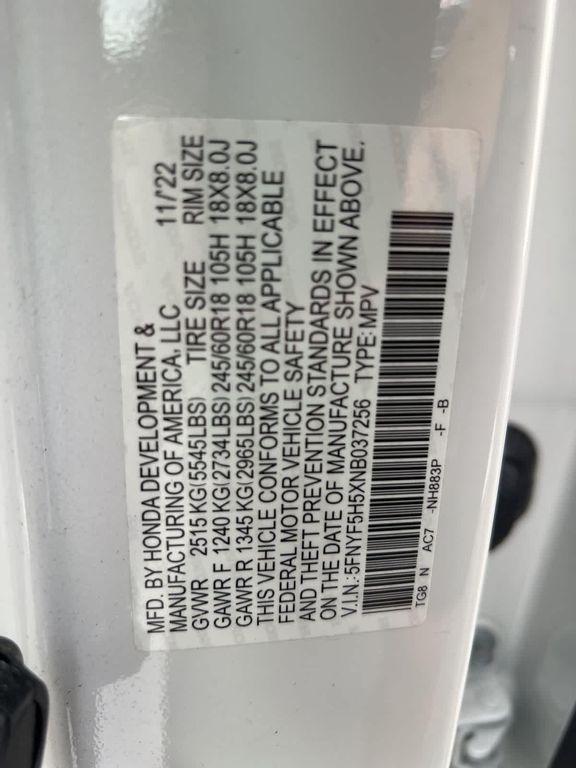 used 2022 Honda Pilot car, priced at $32,980