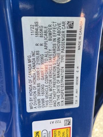 used 2023 Honda Civic Si car, priced at $30,999