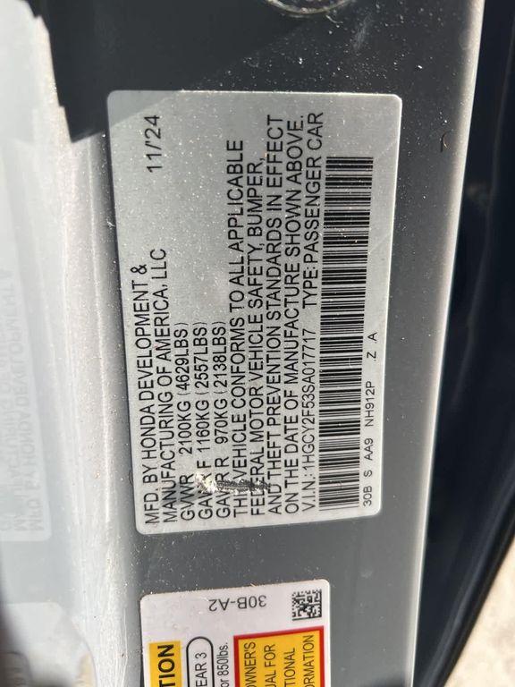 used 2025 Honda Accord Hybrid car, priced at $29,961