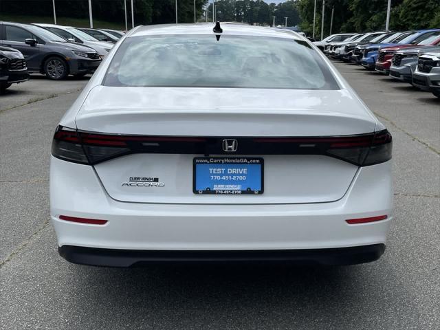 new 2025 Honda Accord car, priced at $32,165