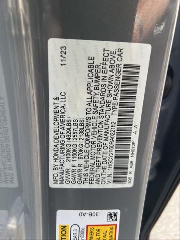 used 2024 Honda Accord Hybrid car, priced at $32,950
