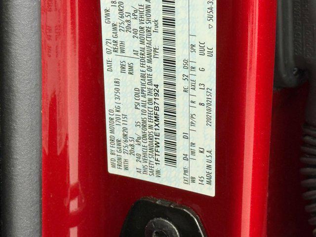 used 2021 Ford F-150 car, priced at $48,648