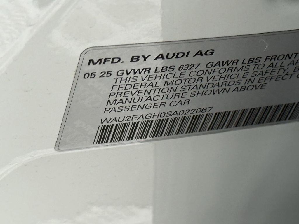 new 2025 Audi S6 e-tron car, priced at $82,311