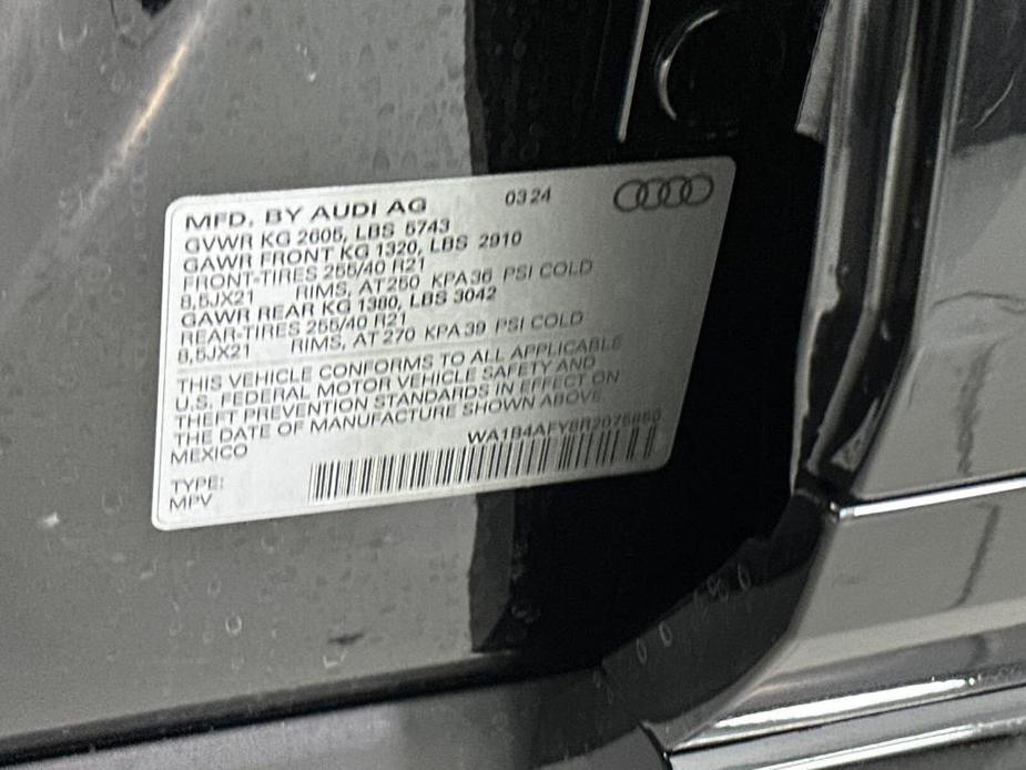 new 2024 Audi SQ5 car, priced at $68,280