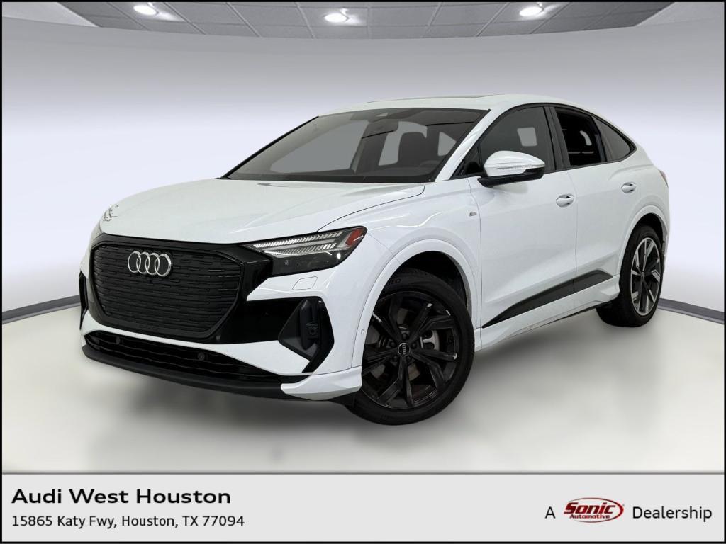 used 2024 Audi Q4 e-tron Sportback car, priced at $38,999