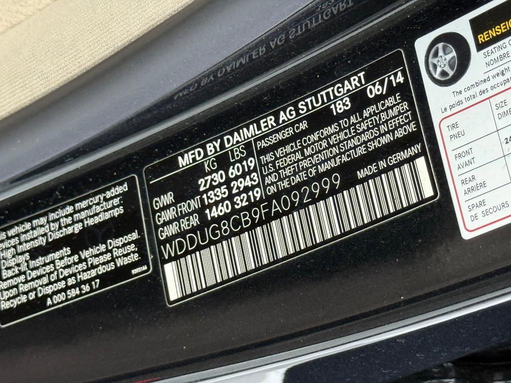 used 2015 Mercedes-Benz S-Class car, priced at $26,998