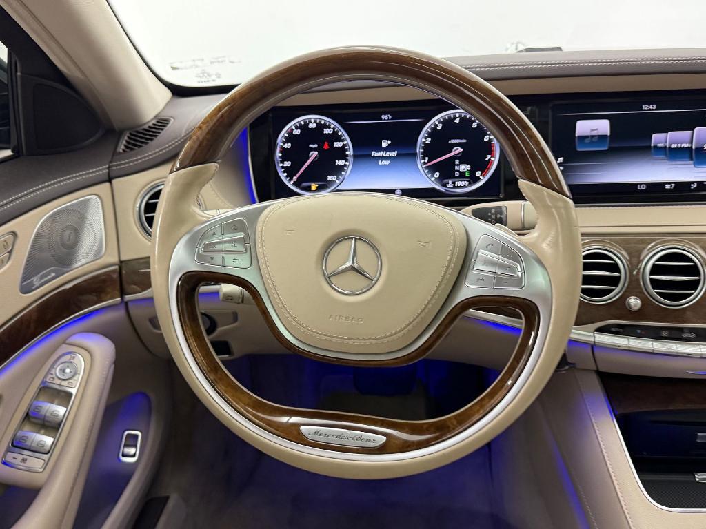used 2015 Mercedes-Benz S-Class car, priced at $26,998