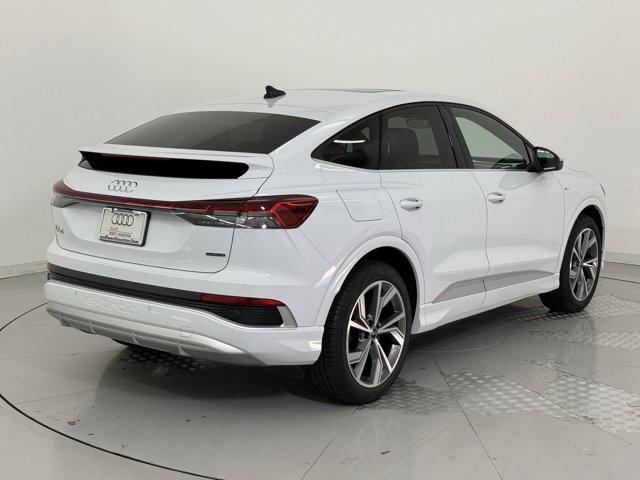 new 2025 Audi Q4 e-tron Sportback car, priced at $61,381