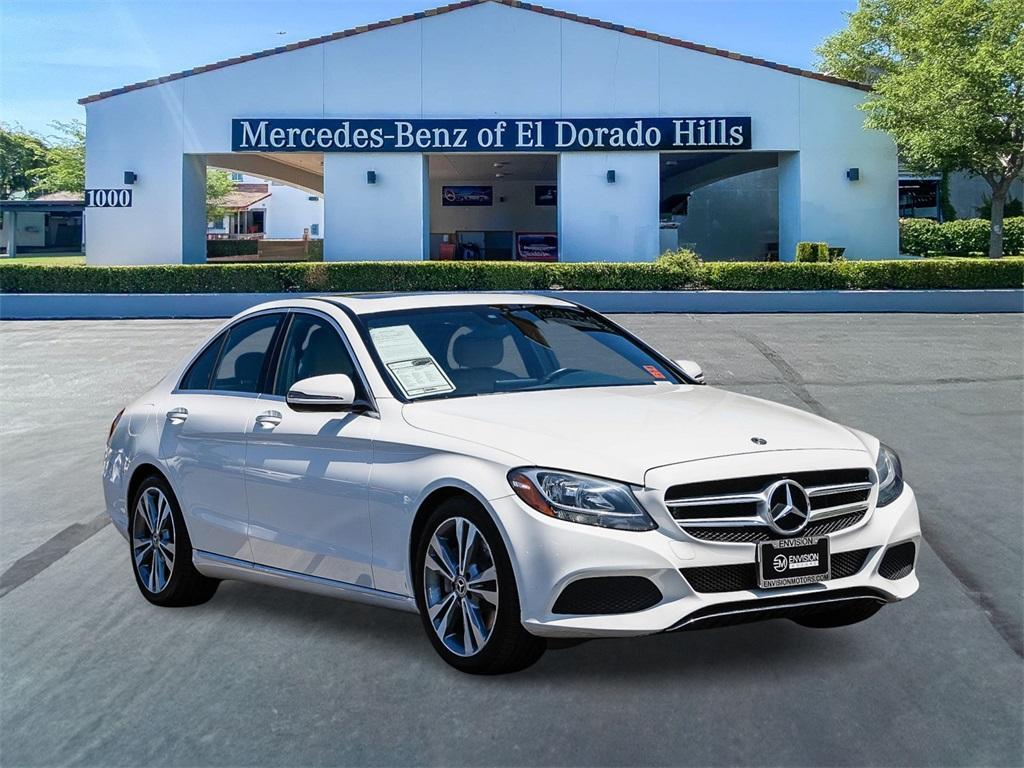 used 2018 Mercedes-Benz C-Class car, priced at $19,995