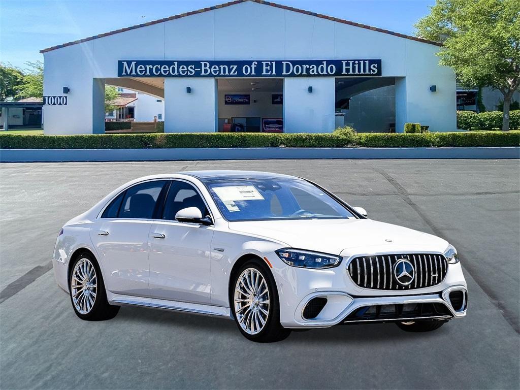 new 2025 Mercedes-Benz AMG S 63 E car, priced at $209,950