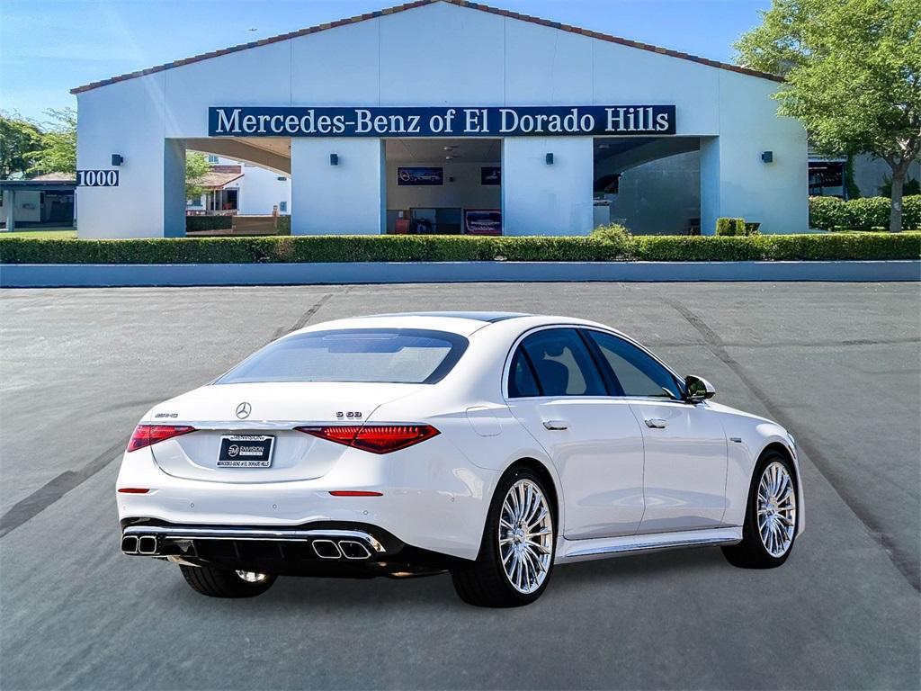 new 2025 Mercedes-Benz AMG S 63 E car, priced at $209,950