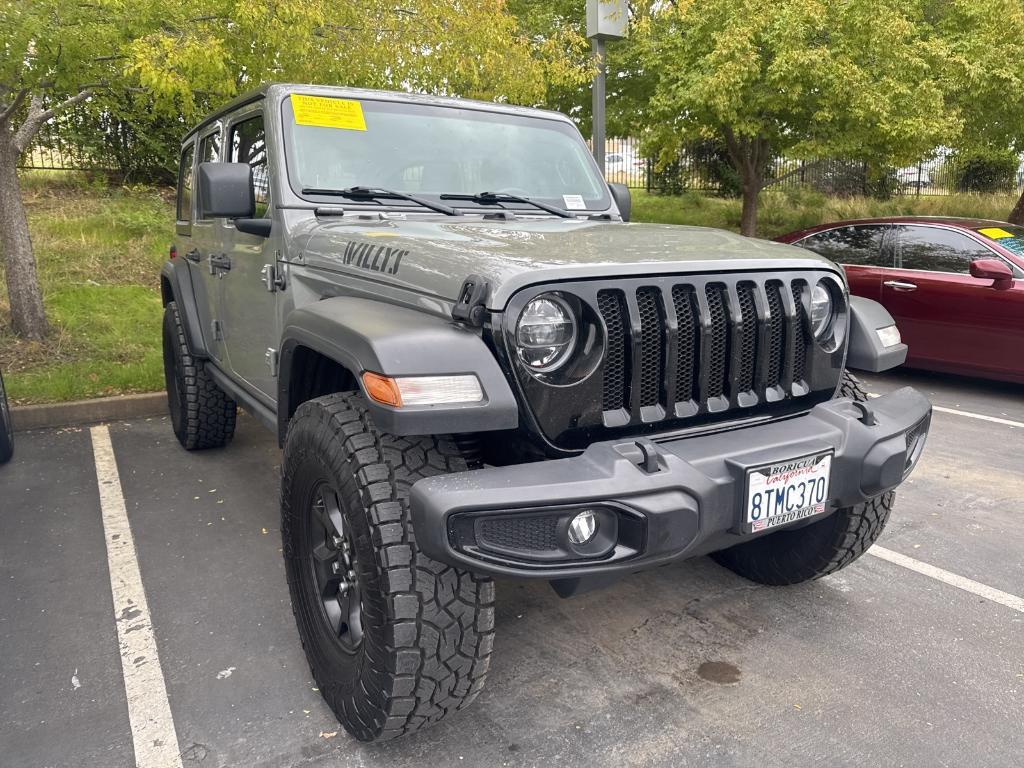 used 2021 Jeep Wrangler Unlimited car, priced at $29,600