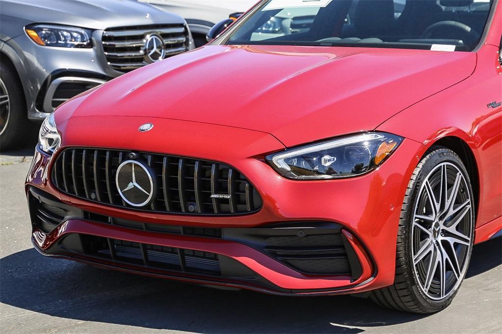 new 2024 Mercedes-Benz AMG C 43 car, priced at $77,720