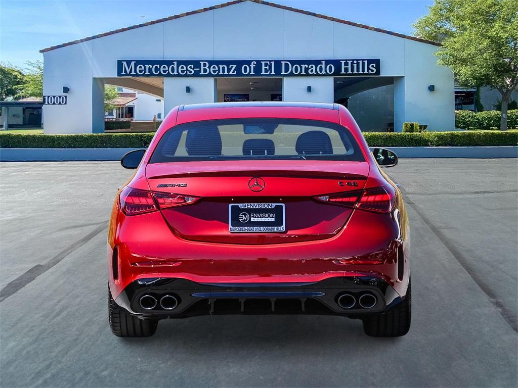 new 2024 Mercedes-Benz AMG C 43 car, priced at $77,720
