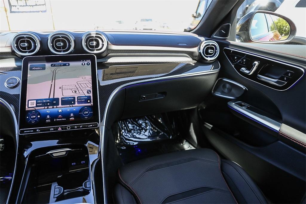 new 2024 Mercedes-Benz AMG C 43 car, priced at $77,720
