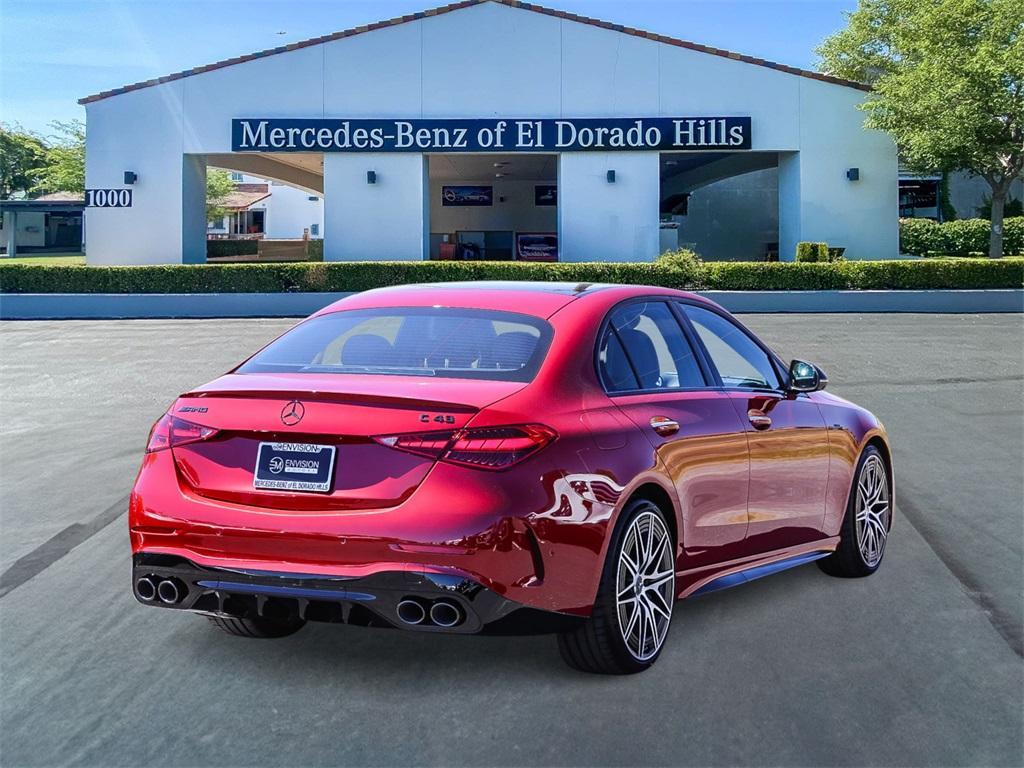 new 2024 Mercedes-Benz AMG C 43 car, priced at $77,720