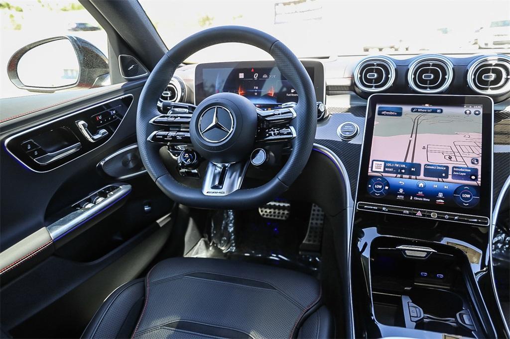 new 2024 Mercedes-Benz AMG C 43 car, priced at $77,720