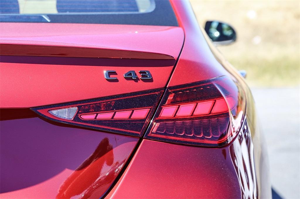 new 2024 Mercedes-Benz AMG C 43 car, priced at $77,720